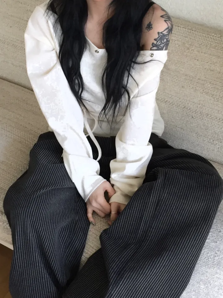♨주문폭주♨ #블랙 스트라이프 생지 데님 (당일 배송) 상세 이미지 35