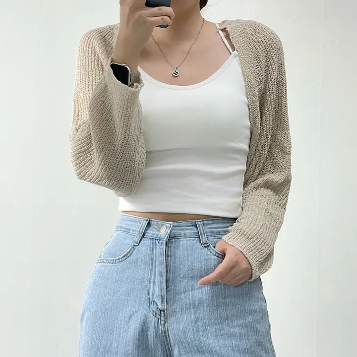 [여리핏/지금부터 쭉~] 엘르 볼레로 가디건 크롭가디건 여름가디건 상세 이미지 41