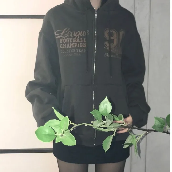 (기모없는버전) 빈티지 후드집업 2color 간절기 아우터/투웨이집업 상세 이미지 33
