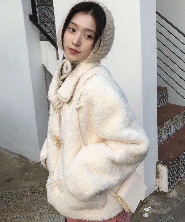 [한파템☃️/데이빈made] 퍼드 덤블 더플 퍼 자켓 jk