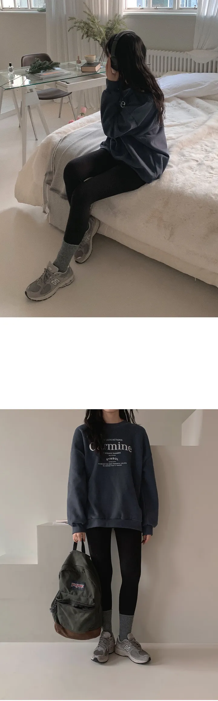 [🖤히트텍/데일리] 윈터즈 파스텔 히트레깅스 - 2 color (SLOWMADE/자체제작/레깅스/스판/무광/필수템) 상세 이미지 20