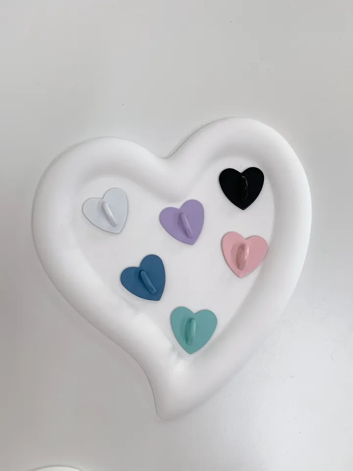 ❤세트가격❤ 하트부착고리 키링 부착 고리 폰꾸 핸드폰줄 부자재 상세 이미지 6