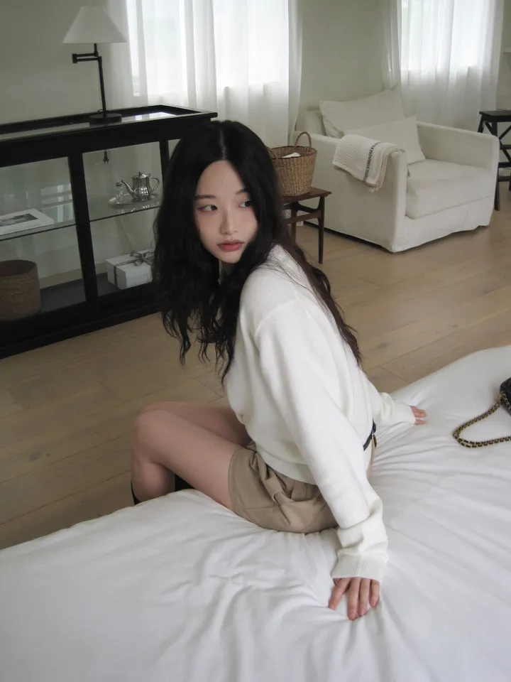 카디건 모델 착용 이미지-S1L66