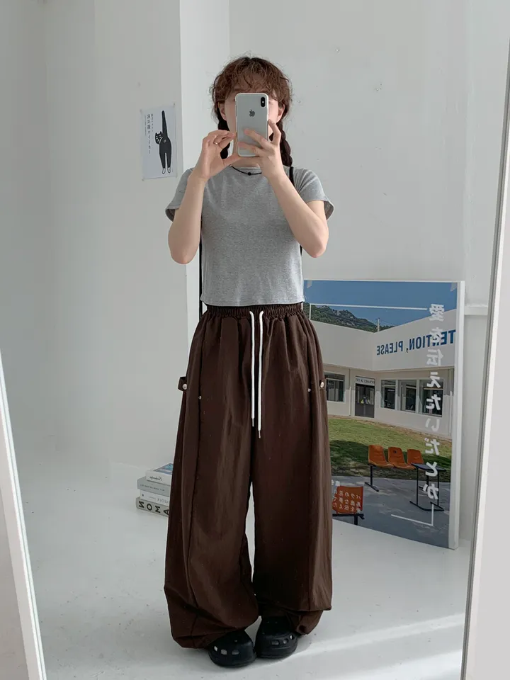 [UNISEX]알로 사이드 스냅 벌룬팬츠 상세 이미지 32