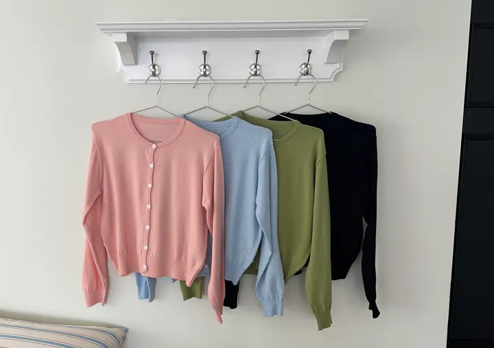 봄ver🌸 베이직 라운드 가디건(10color) 상세 이미지 13