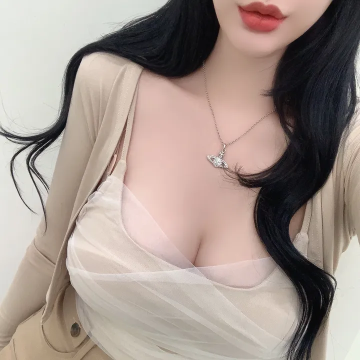 [3COLORS/SET] 더블셔링 레이스 레이어드나시&크롭가디건 세트/버닝블루 상세 이미지 8