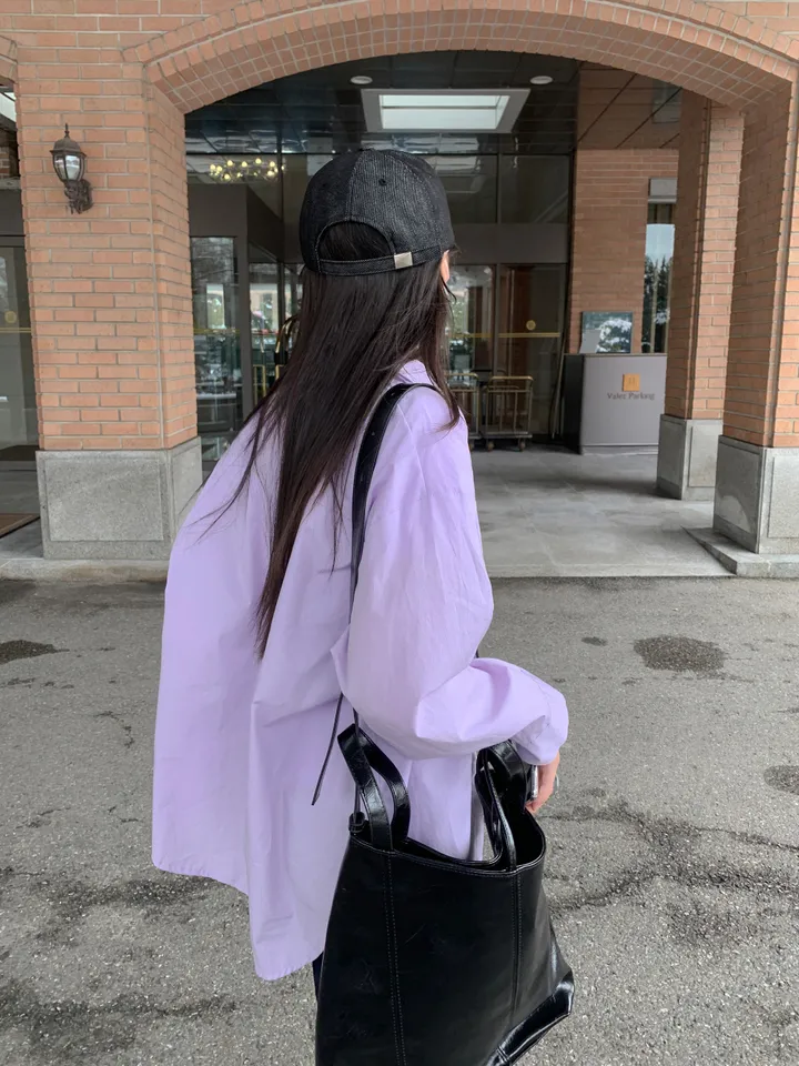 [4천장판매][MADE/핏보장인생셔츠] 에디 프렌치 코튼 오버핏 셔츠 남방 남녀공용 보이핏 레이어드 봄옷 봄신상 봄코디 봄상의 봄셔츠- 7color (KD1457,KD1910) 상세 이미지 81