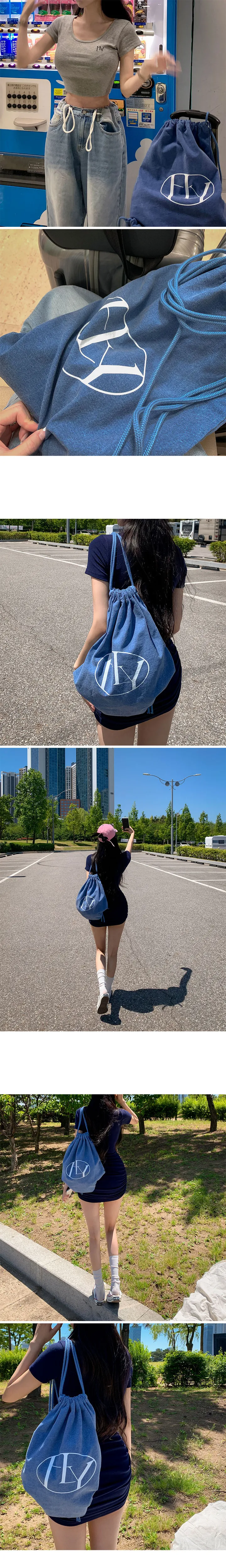 [MADE][데일리/여행가방!] 피그먼트 홀리 복조리백 보부상백 백팩 상세 이미지 10