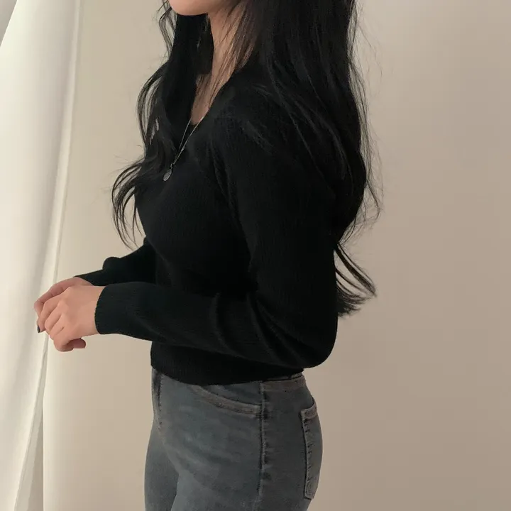 [기본 이너템] 날씬해보이는, 라운드 골지니트 ;5col 상세 이미지 41