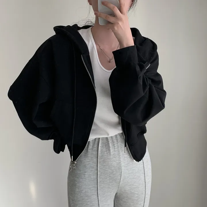 [💖후기극찬/봄,가을교복💖]  자체제작 #크치Made 꿈에 나온 핏, 사계절 입는 크롭 투웨이 후드집업 - zipup : 봄,봄아우터,봄자켓,가을,가을아우터 상세 이미지 112