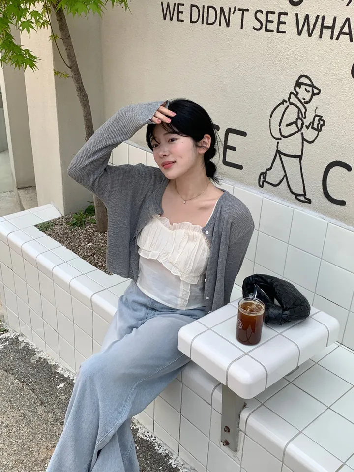 [린넨]한스 크롭 골지가디건*일주일 소요됩니다 상세 이미지 14
