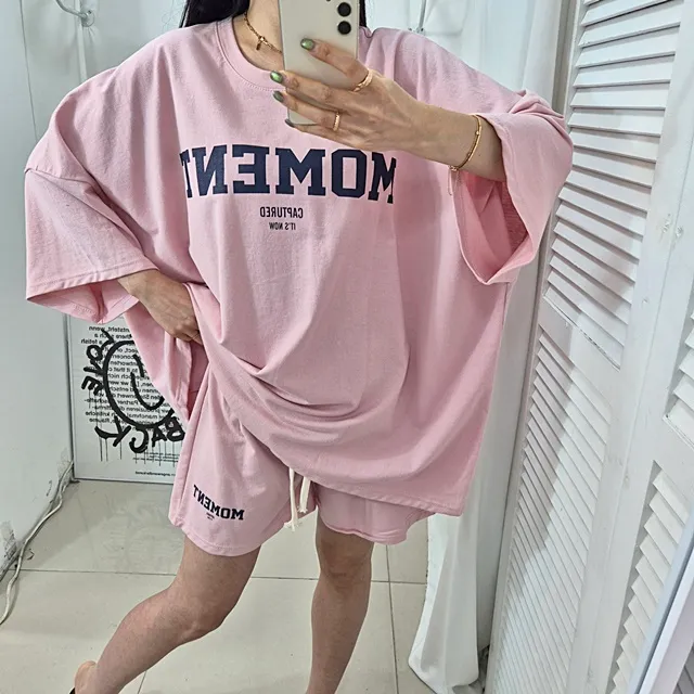 [4COLOR/~3XL] 오버핏 모먼트 트레이닝세트 상세 이미지 20