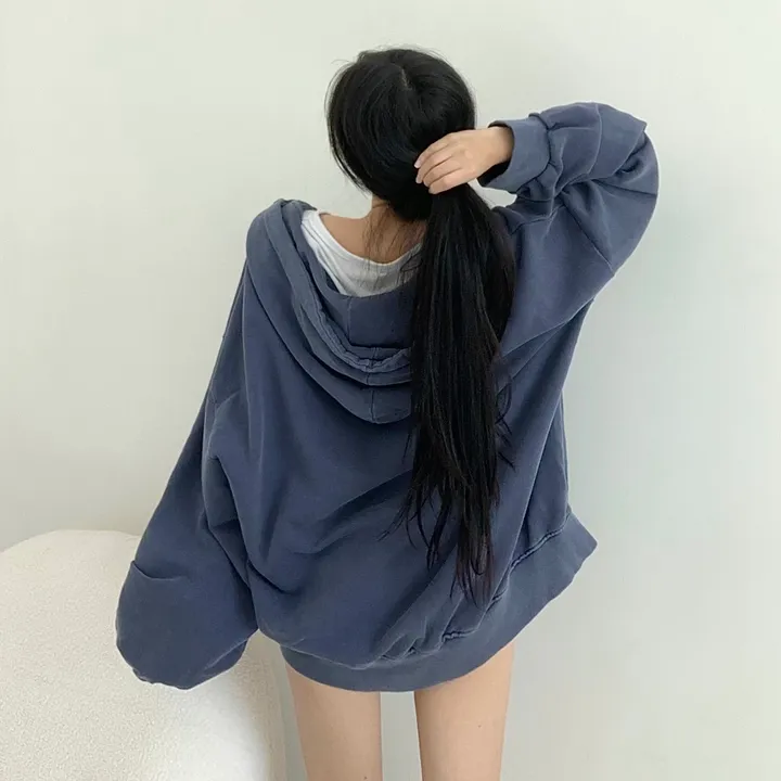 [커플템왕추천❤️/탄탄고퀄] 베이 피그먼트 쭈리 투웨이 후드집업 상세 이미지 31