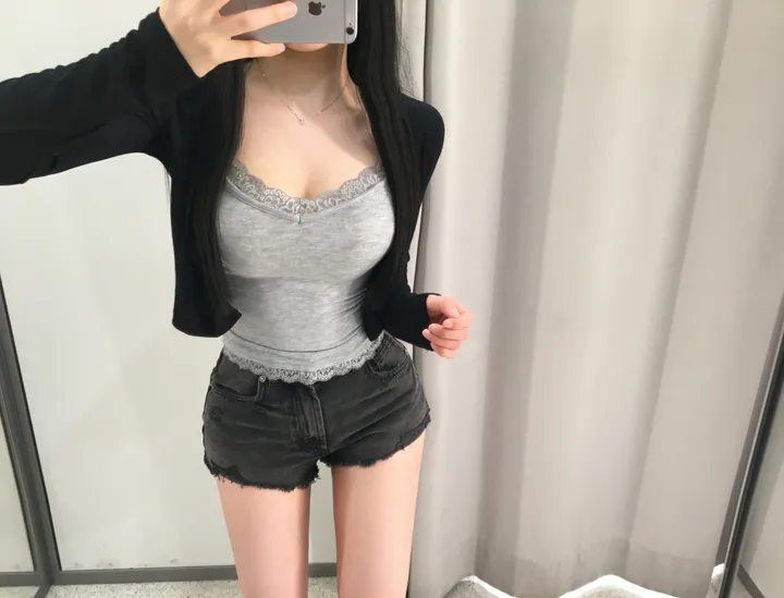 [후기극찬/당일발송] 쿨링 썸머 크롭 여리핏 가디건 상세 이미지 5
