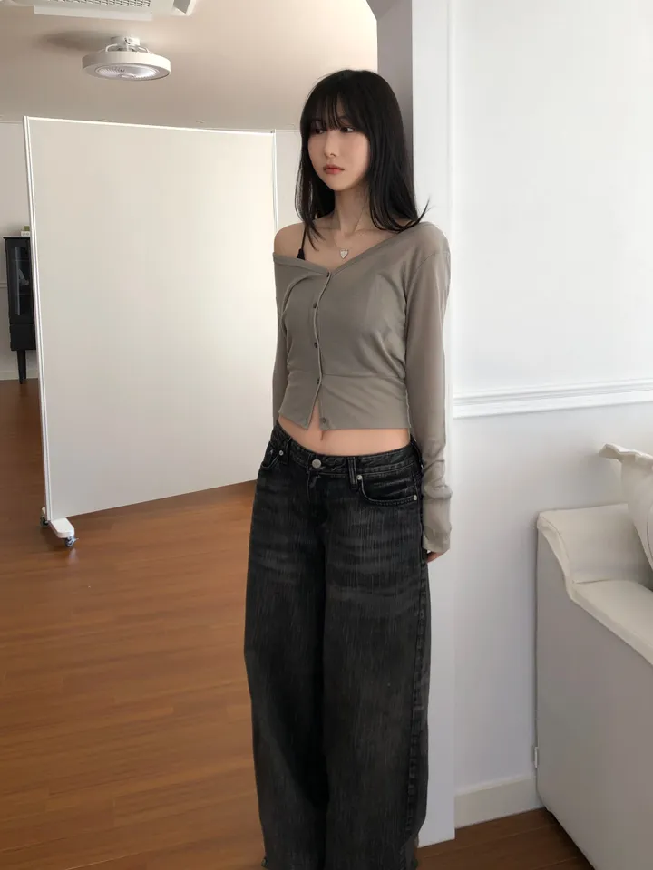 텐셀 브이넥 가디건 (3color) 상세 이미지 14