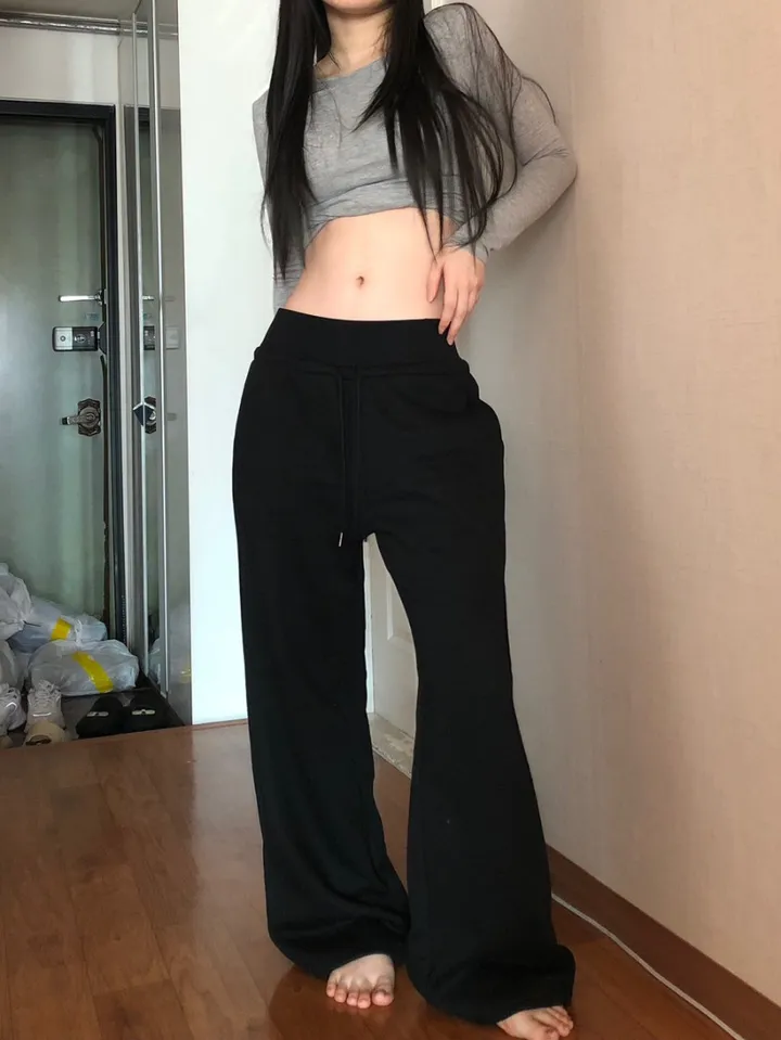 (골넓핏❤️‍🔥/~2XL/2col)코르셋 골반뽕 밴딩 와이드 트레이닝팬츠 상세 이미지 24
