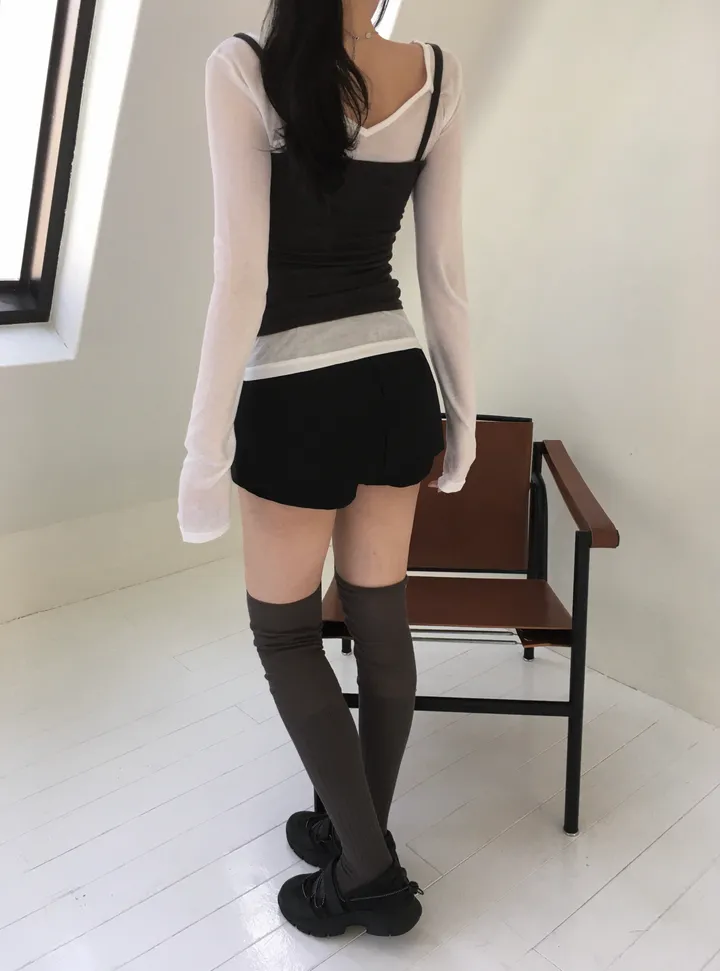 [*feminine🤍] 로제 레이스 랩 나시 lace sv - 3 color 상세 이미지 50