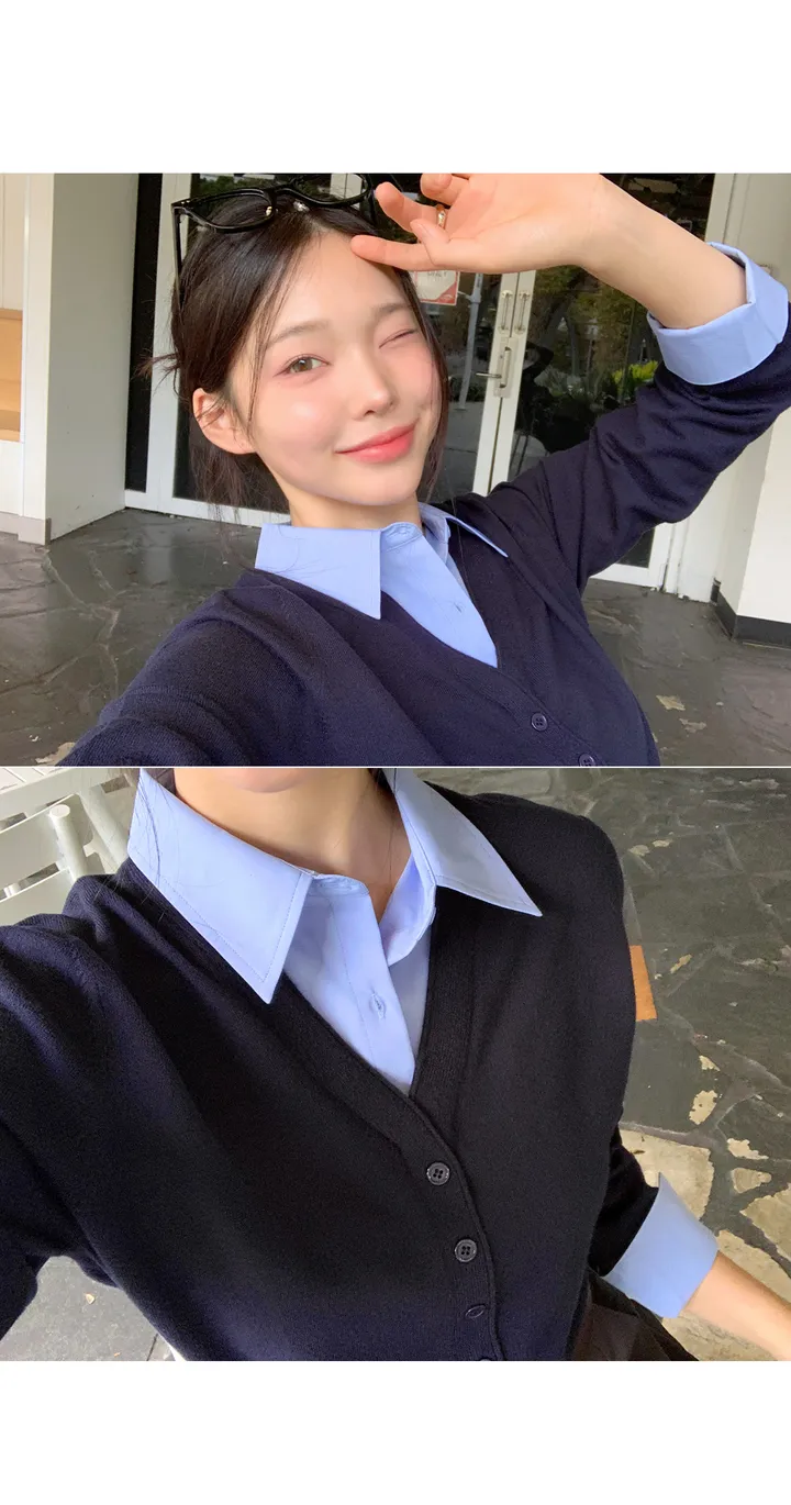 [일체형/코디완성템!강추♥]캐시셔츠버튼업가디건 상세 이미지 18