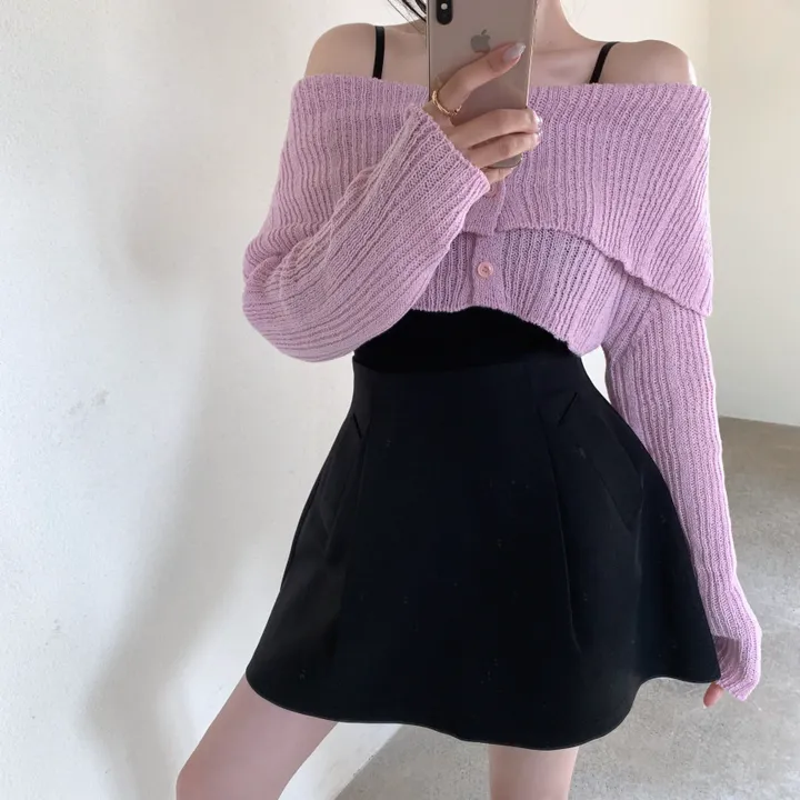 하프 크롭 볼레로 가디건 상세 이미지 22
