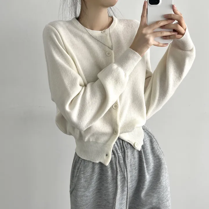 [🏆주문폭주!!/컬러추가/고백인증!❤️] 데일리 위드미 유넥 가디건 9color 상세 이미지 27