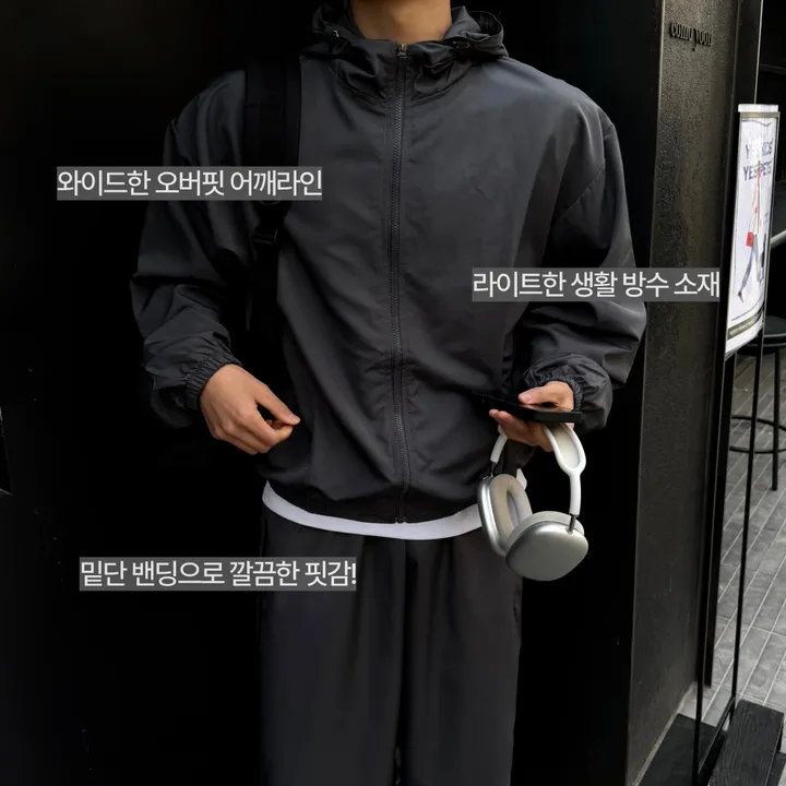 [S/S Event] 에어 라이트 윈드브레이커 셋업 3 Color 상세 이미지 8