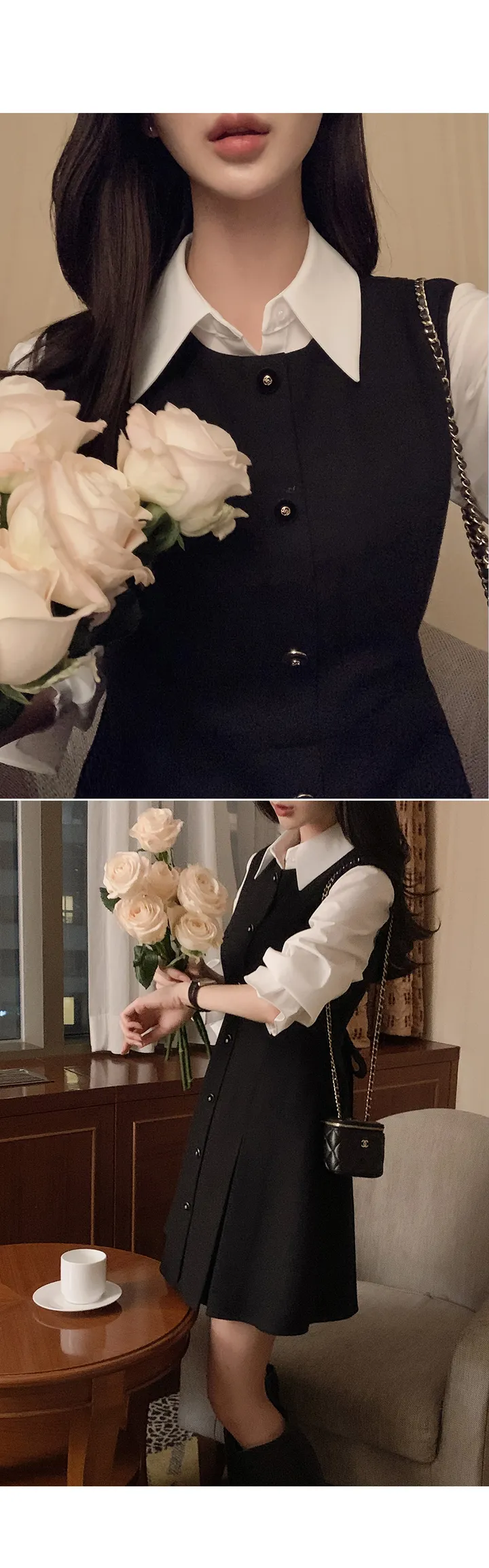 [4천장돌파][자체제작] 죠니 카라 핀턱 셔츠 상세 이미지 29