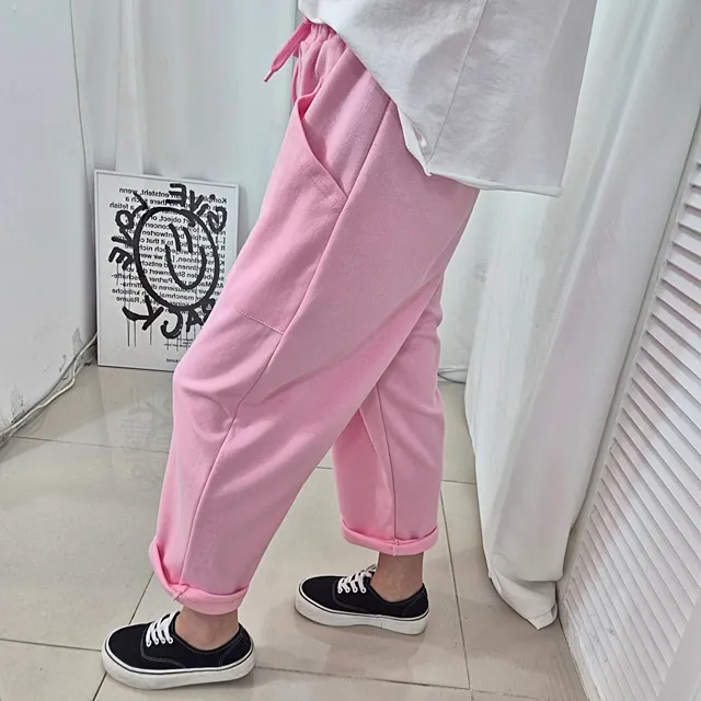 [~99SIZE]캐릭 자수 밴딩배기팬츠 상세 이미지 16