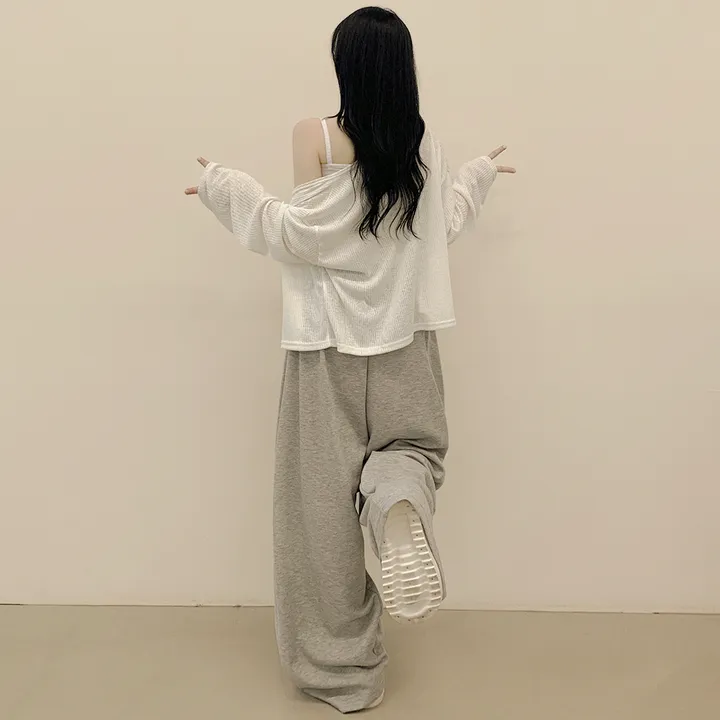 [한여름까지!/넉넉함보장🤍] 린넨 트임 오버핏 여름가디건 살안타템 빅사이즈 상세 이미지 6