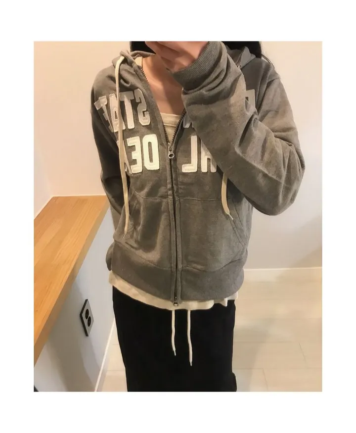 [봄신상🤍/핏보장] 프린팅 후드집업 (4color) 상세 이미지 10