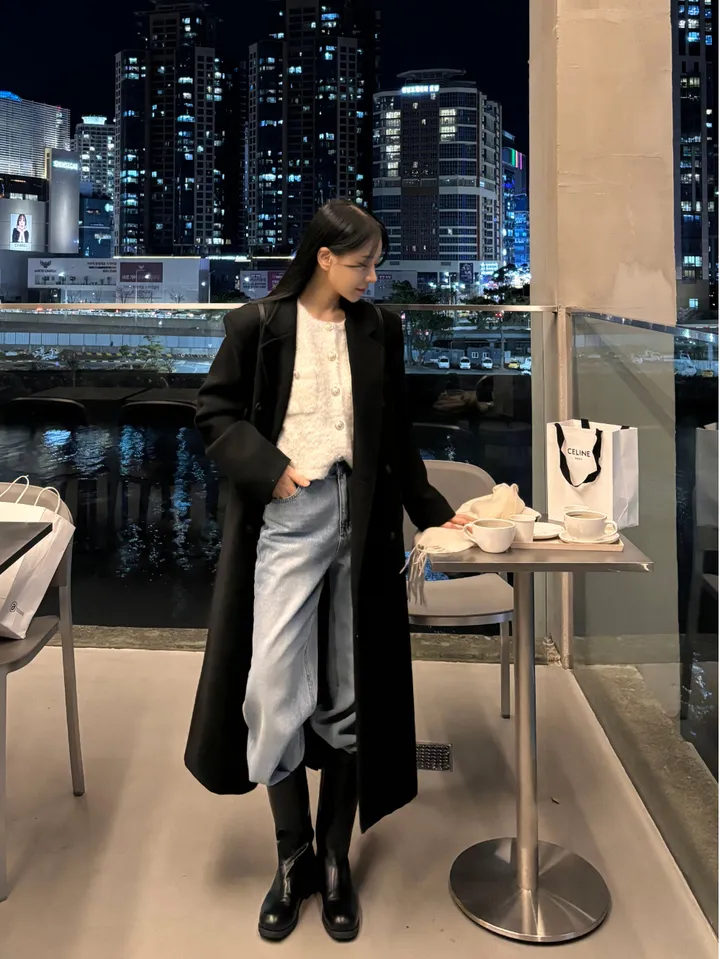 나인  프리미엄 울 맥시 코트 2color. 상세 이미지 8