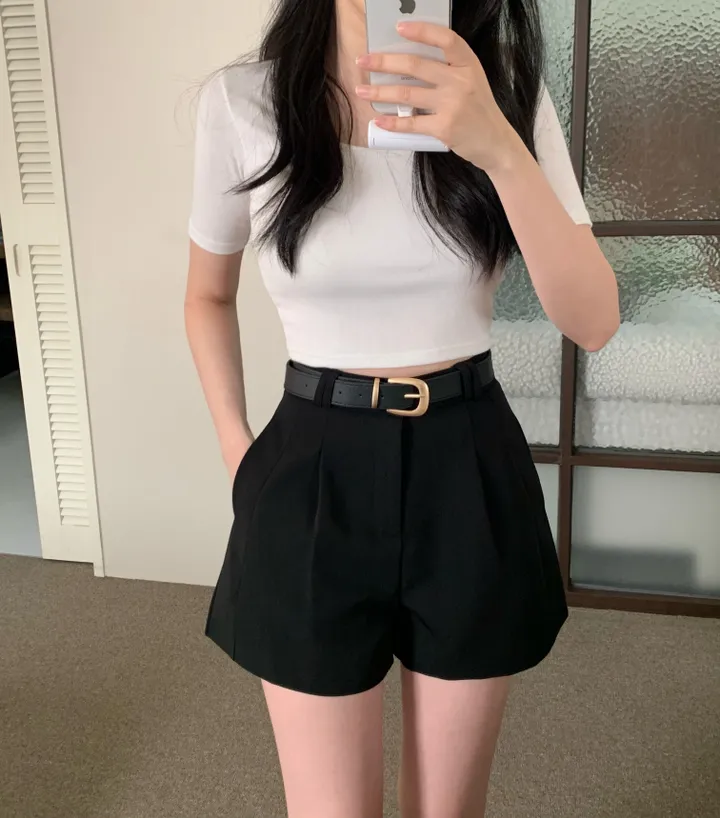 [벨트포함] 허벅지 말라보여, 모브 반바지 상세 이미지 20