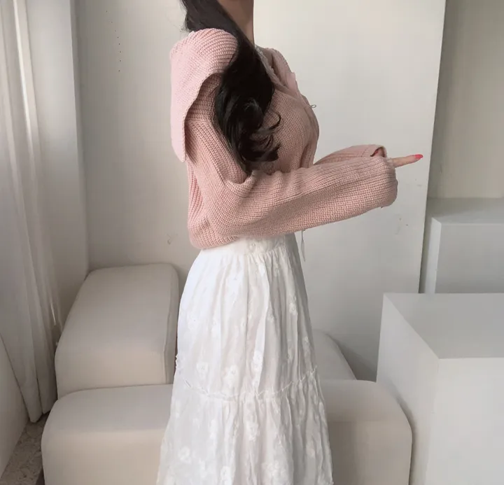 *당일* 슈슈 하찌 세라 크롭 가디건 4color 투웨이 투지퍼 봄신상 가디건 루즈핏 상세 이미지 6