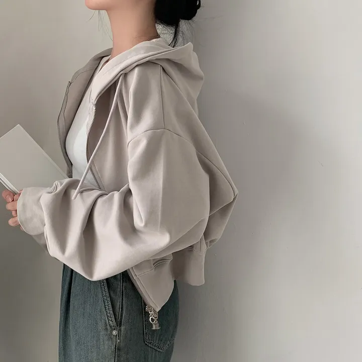 [💖후기극찬/봄,가을교복💖]  자체제작 #크치Made 꿈에 나온 핏, 사계절 입는 크롭 투웨이 후드집업 - zipup : 봄,봄아우터,봄자켓,가을,가을아우터 상세 이미지 97