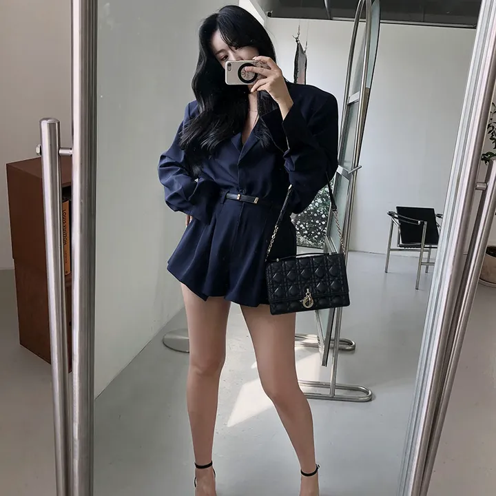 [투피스set]오버 자켓 팬츠 세트 점프수트 상세 이미지 20