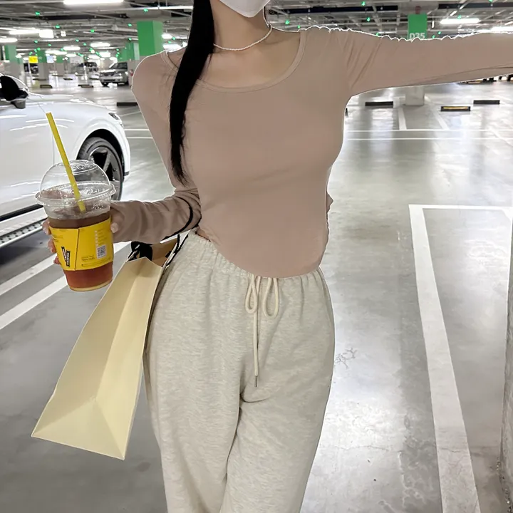 [8color/MADE] 하이퀄리티 웨하스 탄탄 와이드 조거팬츠 봄트레이닝 상세 이미지 72