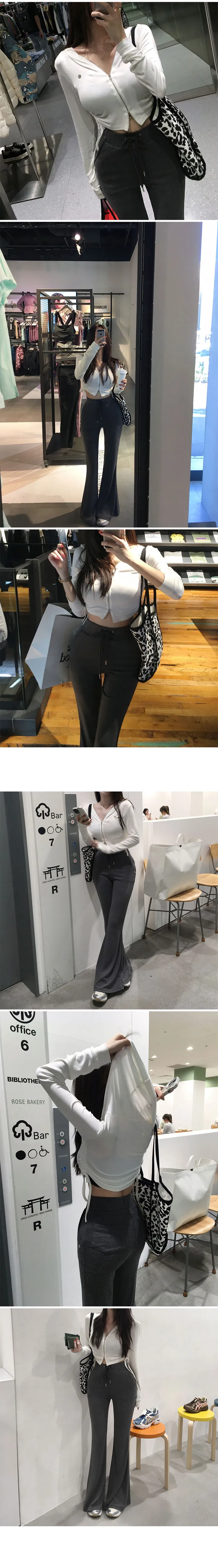 (2size)[여리보장/허얇핏] made 럽미 크롭 셔링 집업 상세 이미지 10