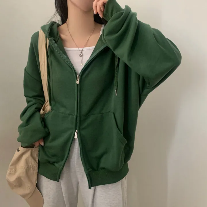[사계절인기템/7컬러*.*] 심플무지 투웨이 오버핏 후드집업,점퍼 - 12color 상세 이미지 20