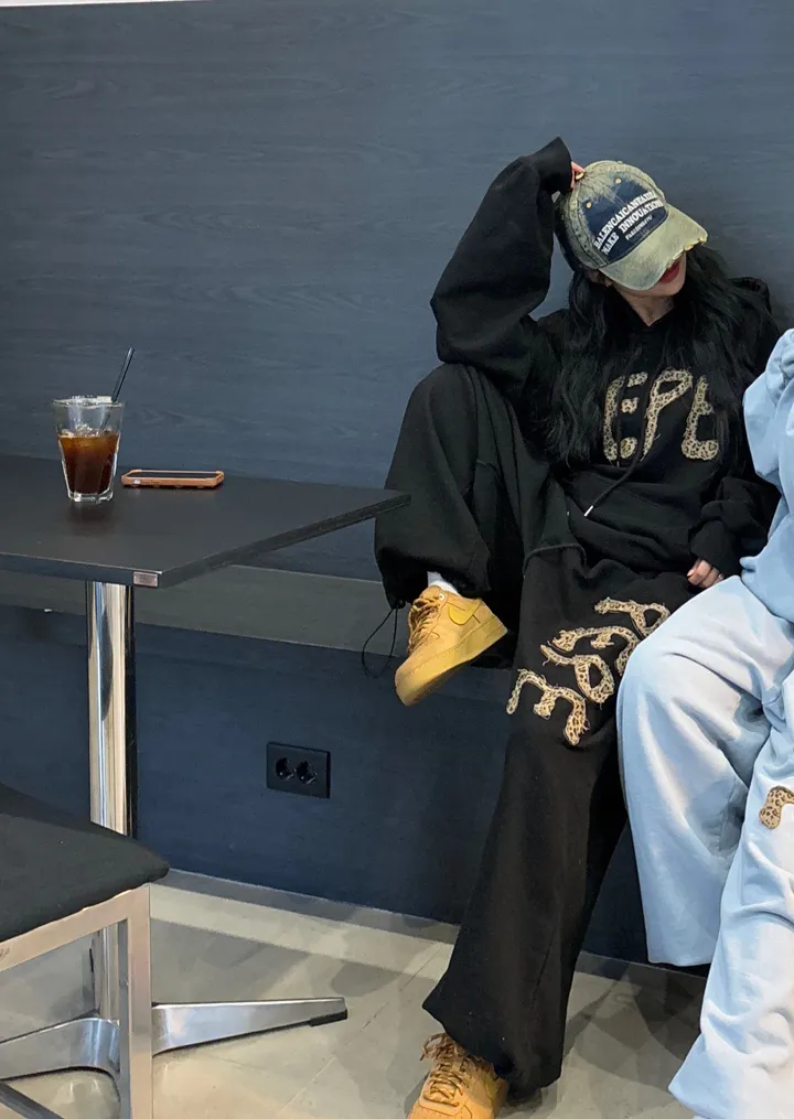💜피그먼볼캡 2col unisex 하이앤드 데미지 얼굴소멸 깊은 볼캡 로로 피그먼cap 상세 이미지 4