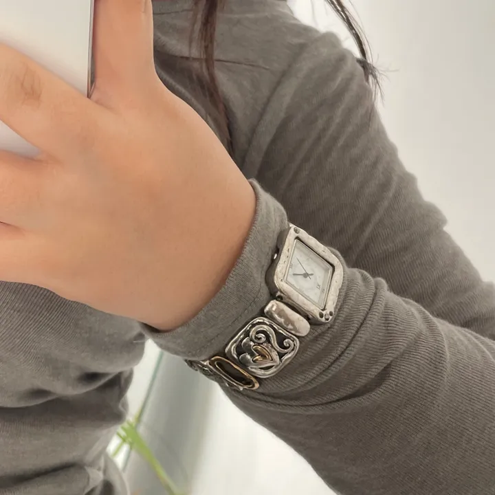 Antique Square Simbol Watch 상세 이미지 3