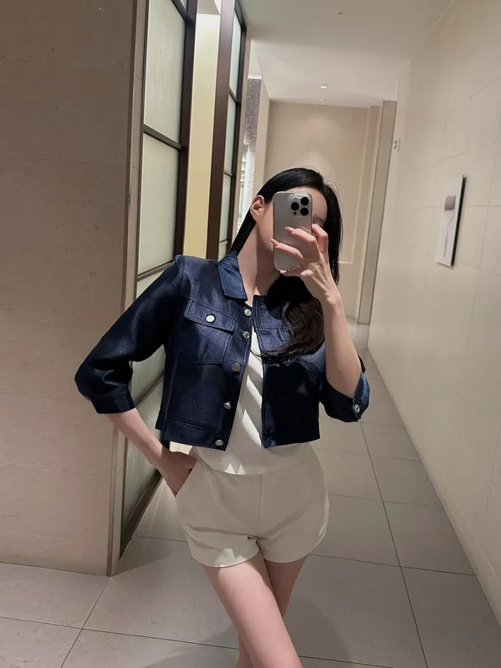 [ 선주문할인 ] 렉스 카라 글로시 펄 자켓 (3color) / 하이퀄리티 / ss 봄 & 썸머자켓 상세 이미지 18