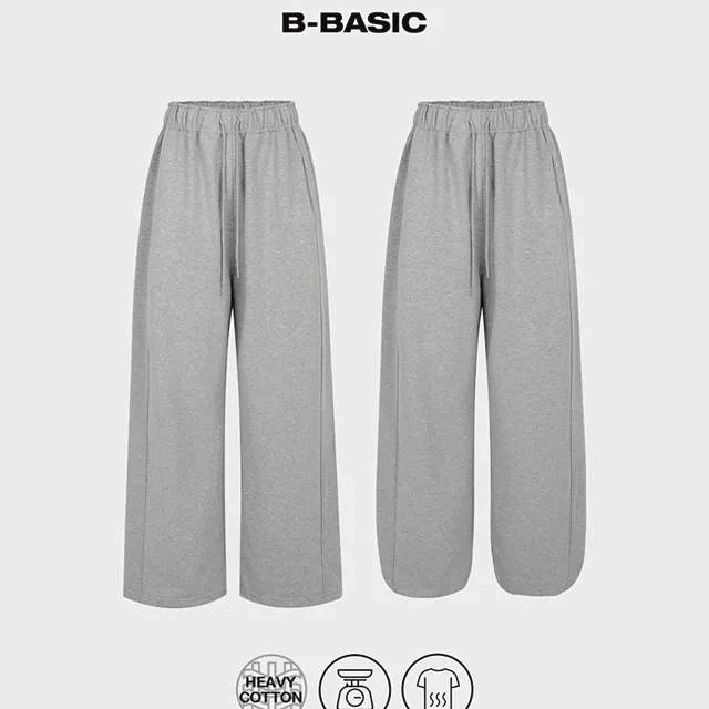 [7만장판매] [B-BASIC] 헤비스웨트 와이드 투웨이 팬츠 [츄리닝 긴바지 롱 롱팬츠 트레이닝바지 트레이닝복 데일리 비베이직 편한바지]