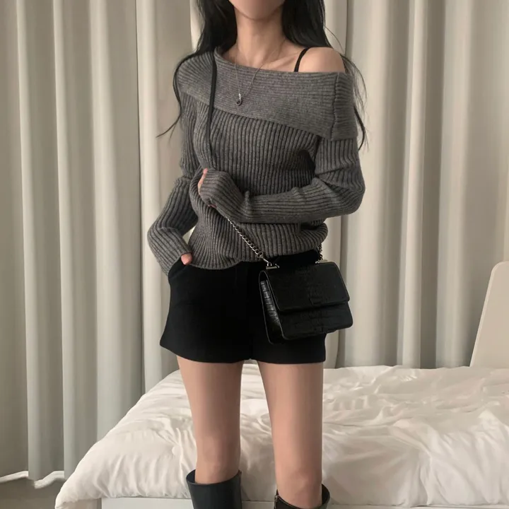 [말라핏/울함유!] 도톰따뜻 모직 숏팬츠,슬랙스 - 3color 상세 이미지 11