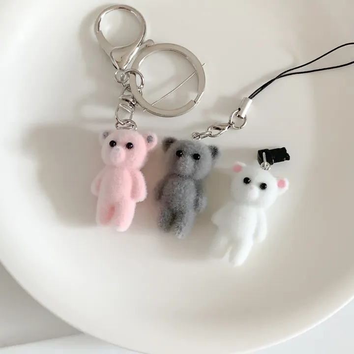 [🐻🐰🐱] 귀여운 아기 토끼 곰돌이 곰 고양이 키링 상세 이미지 8