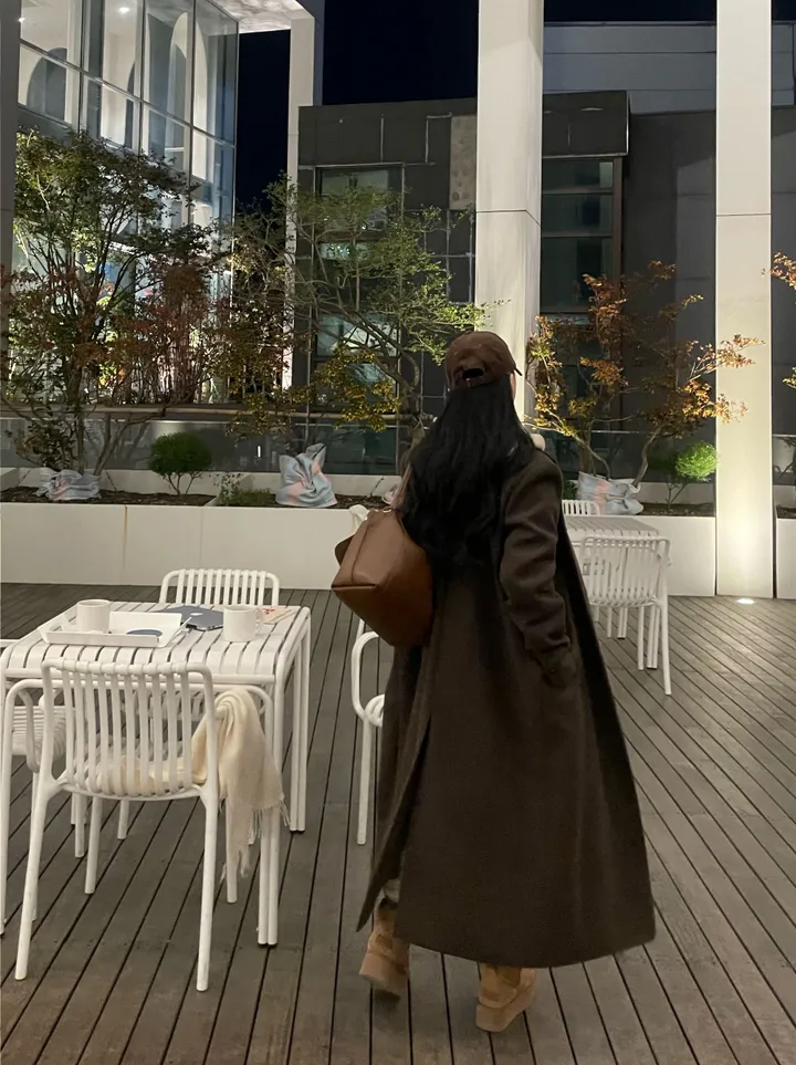나인  프리미엄 울 맥시 코트 2color. 상세 이미지 76