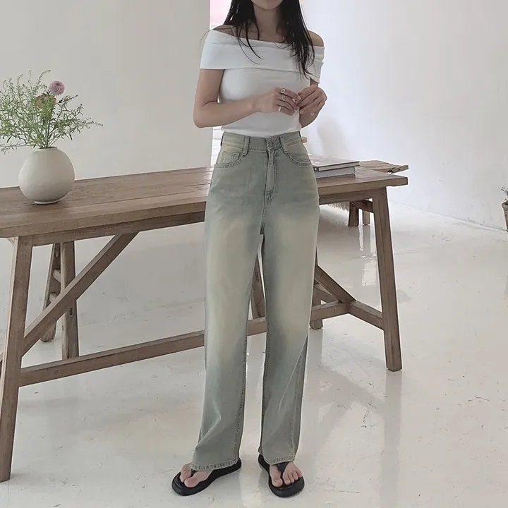 [당일출고] #누적10만장 썸머ver [MADE] 블림진 오버핏 딥 브러쉬 롱 와이드 데님 팬츠 (기장선택) 상세 이미지 164