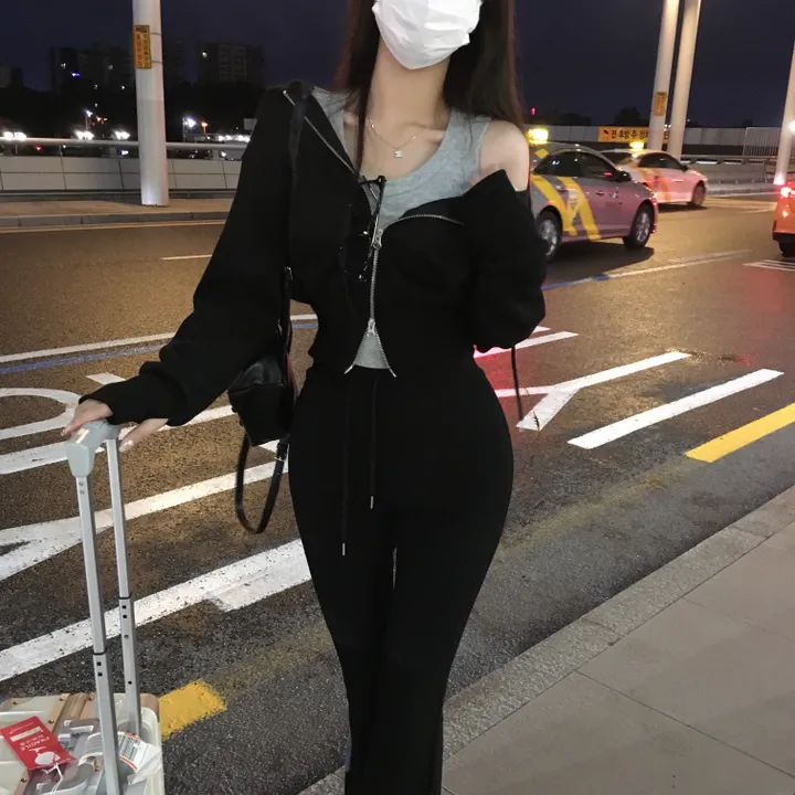 일부당일🚀 [ 자체제작/ 양기모 ] 페이지 크롭 기모 워머 후드집업 상세 이미지 60