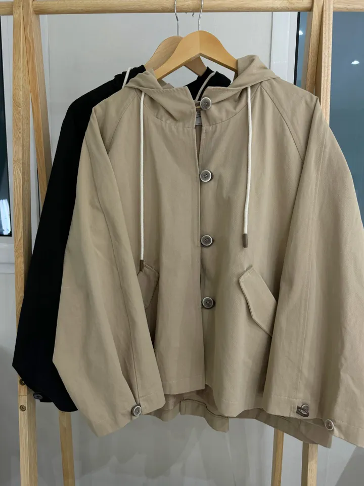 [🤍당일출고🤍/아방핏제대로2color/고퀄리티] 프리미엄 하프 후드 트렌치 야상 코트 자켓 상세 이미지 52
