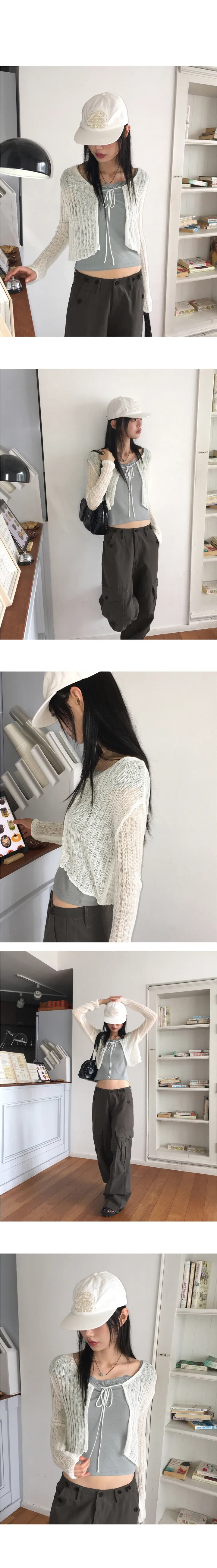 뮤든 레터링 캠프캡 볼캡 모자 상세 이미지 5