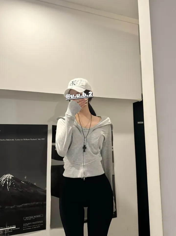 +영상핏 [슬림핏/핏보장!] 여리슬림 꾸안꾸 후드집업 상세 이미지 7