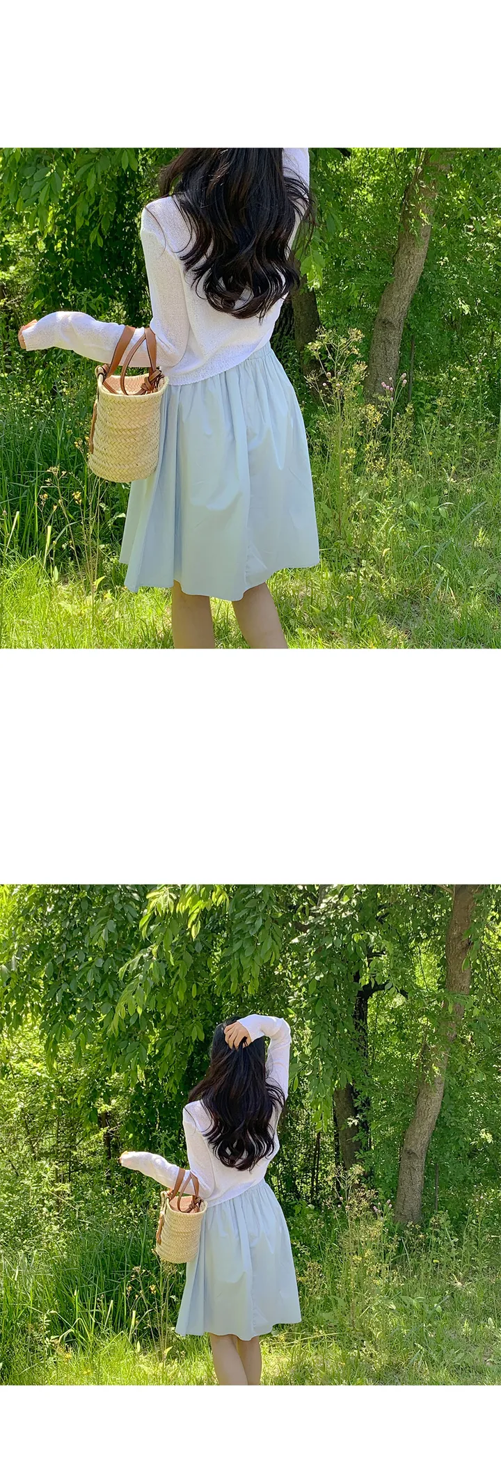[살안타💖] 팝핑 솜사탕 니트 가디건크롭 시스루 레이어드 볼레로 커버업 부클 가디건 가을 간절기 아우터 살안타템 상세 이미지 54